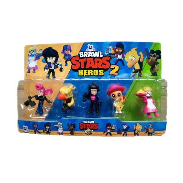 Set 5 figurine VICTINY® Brawl stars 2, 7 cm, 3+ ani ( personajele pot diferi in functie de lot/stoc)
