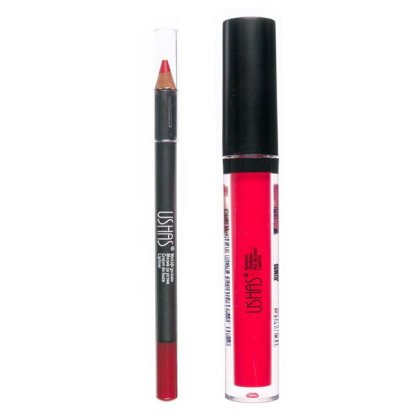 Set Luciu de Buze cu Creion de Buze Clasic Rosu 3.8ml