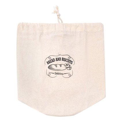 Husa Textila pentru Paine & Biscuiti Bej 31x32cm