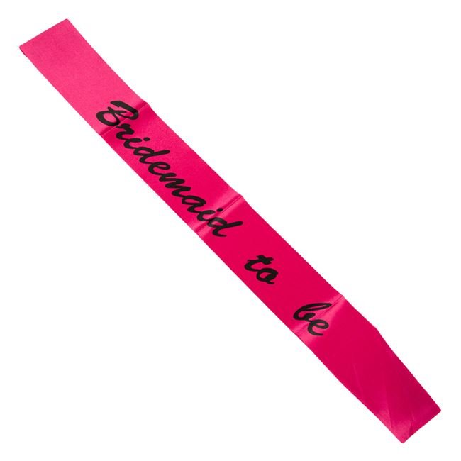 Panglica de Petrecere Fucsia ”Bridemaid to Be”