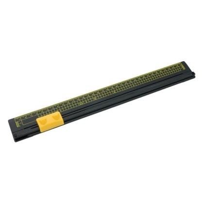 Trimer Negru pentru Hartie cu Rigla 32cm