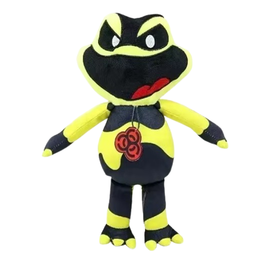 Jucarie de plus, The Smiling Critters 4, Nightmare poppy playtime, VICTINY® galben, 20/25 cm