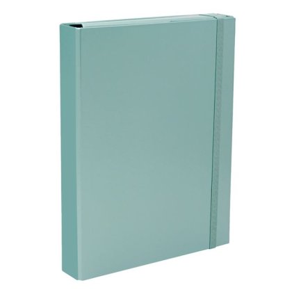Mapa din Carton Verde Metalizat cu Elastic 23.5x4x31.5cm