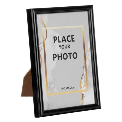 Rama Foto Decorativa Neagra 10x15cm