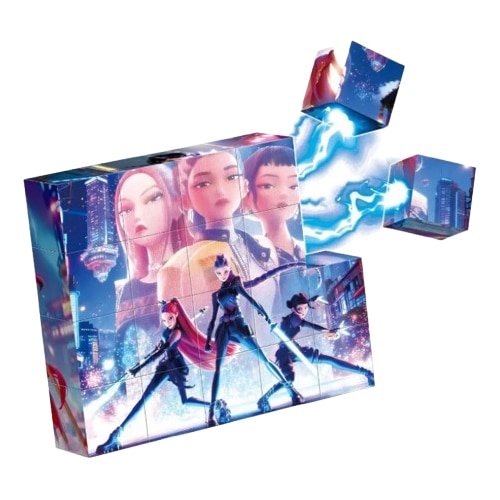 Blocuri magnetice puzzle de constructie VICTINY® 20 piese, compatibile k-pop, joc educativ pentru creativitate, plastic ABS, 6+ ani
