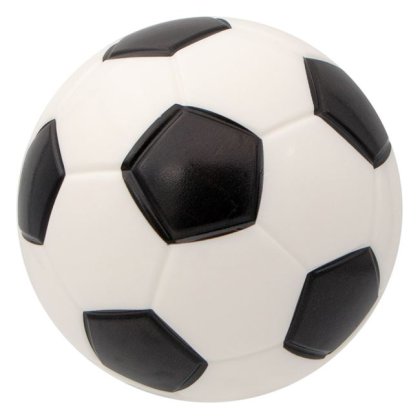 Minge de Fotbal Alba Neagra Soft 15cm