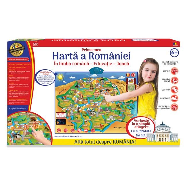Joc de Societate Harta Romaniei Electronic - Idea