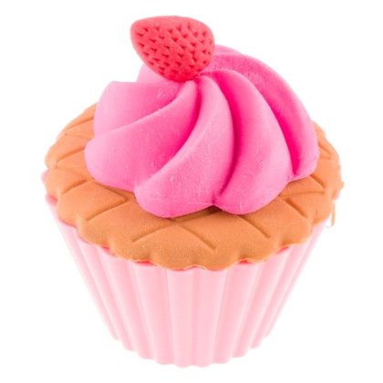 Radiera - Ascutitoare Fancy in Forma Cupcake Roz Ø5x6cm