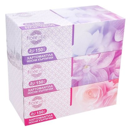 Servetele la Cutie cu 2 Straturi Value Pack - 3buc