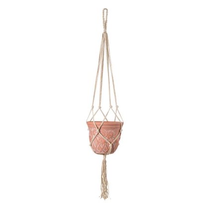 Suport Suspendabil Macrame cu Noduri pentru Ghiveci 110cm