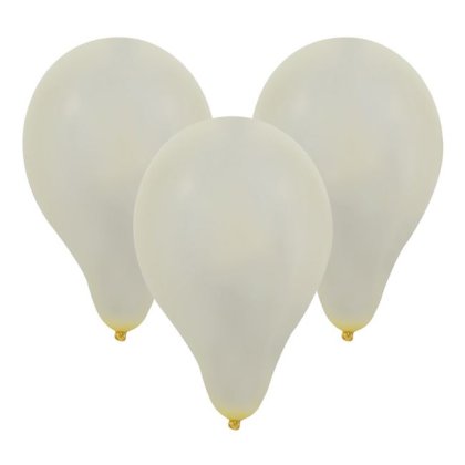 Baloane de Petrecere Albe 30cm - 10buc