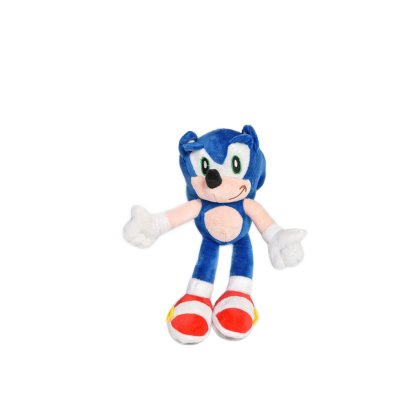 Jucarie de plus Sonic The Hedgehog, albastru, 30 cm, 1 an +