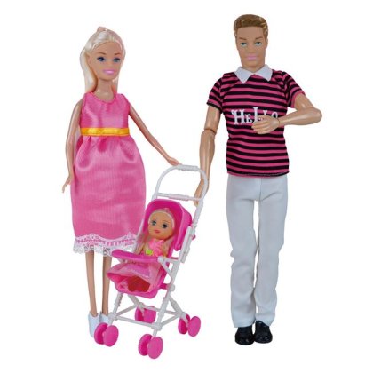 Papusa Insarcinata cu Familie