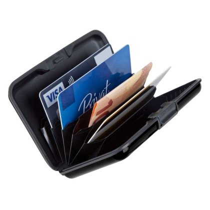 Port Card Negru 11x7cm