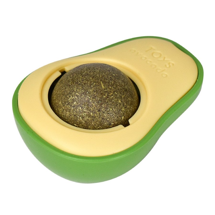 Minge comestibila cu catnip, Enforose, set de 4 jucarii interactive, non-toxice, pentru pisici