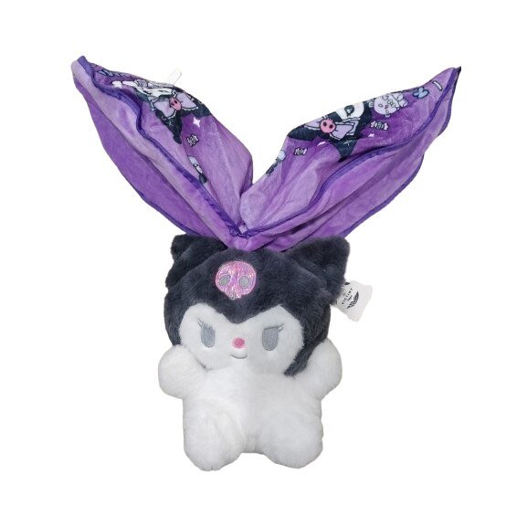 Jucarie de plus kuromi, Moale si Catifelat, 20 cm, alb /mov/