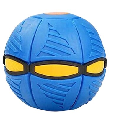 Minge transformabila in disc de aruncare, culoare albastru, 15 cm, Selling Depot