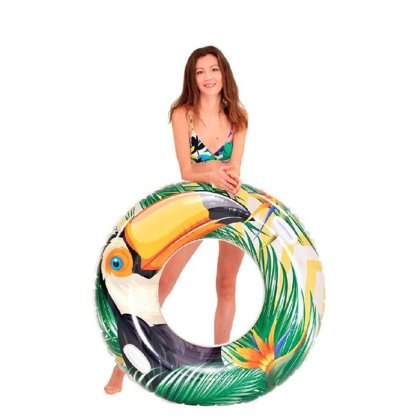 Colac Gonflabil Fancy Tucan Flamingo 115cm