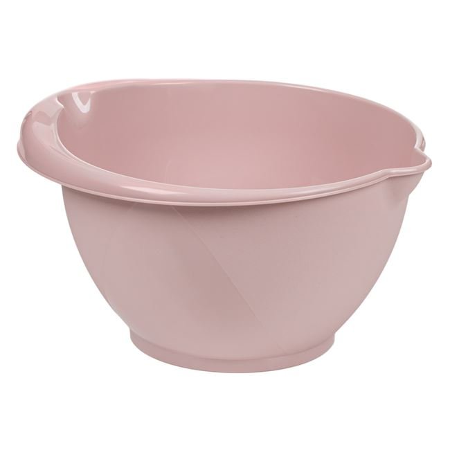 Bol din Plastic Roz Pudra pentru Amestecat 3L