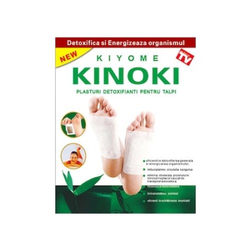 Set de 80 plasturi Kinoki pentru detoxifierea
