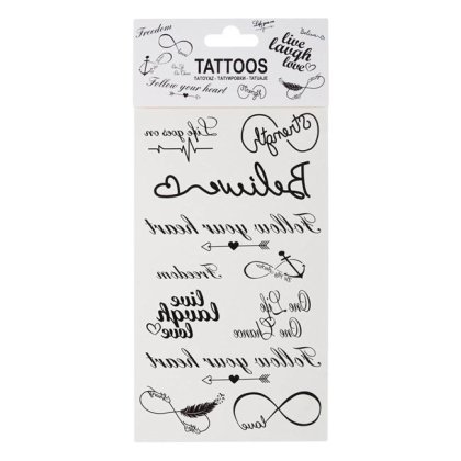Autocolante Tattoos Mesaje 11buc
