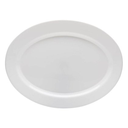 Platou Servire Oval Alb din Opal 30x22.7cm