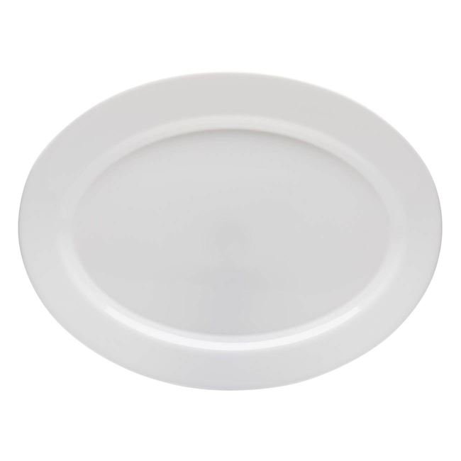 Platou Servire Oval Alb din Opal 30x22.7cm