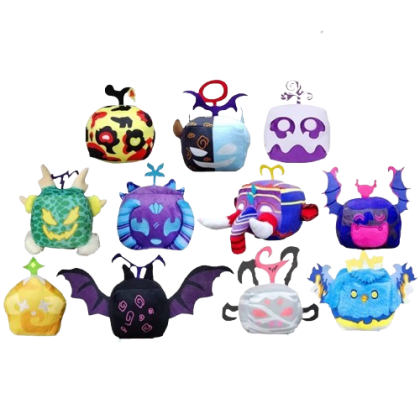Set 3 plusuri Roblox blox fruit 13 /17 cm / multicolor