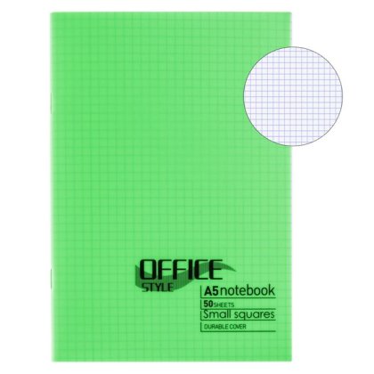 Caiet A5 Matematica Coperta Verde Lime - 50F