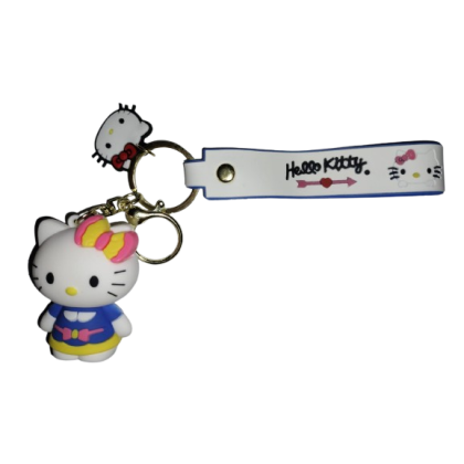 Breloc pentru Chei VICTINY® Ghiozdan, Geanta, Penar, model funda albastru galben, hello kitty, Pentru Copii