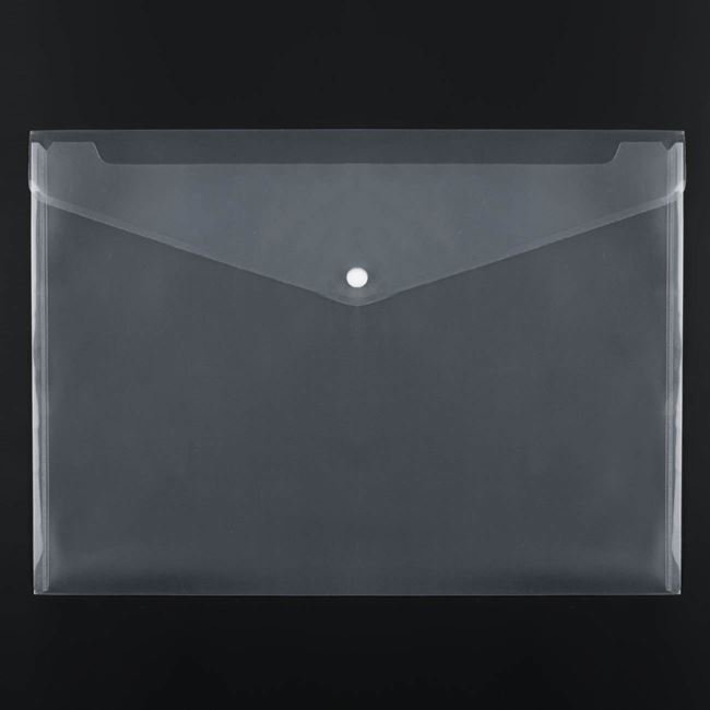 Mapa A3 din Plastic Transparent cu Capsa 45x32cm