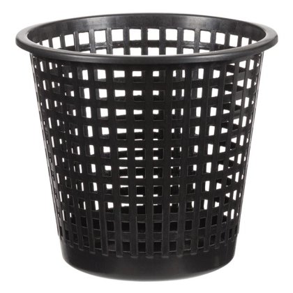 Cos de Gunoi din Plastic Negru pentru Birou Ø30x27.5cm - 11.8L