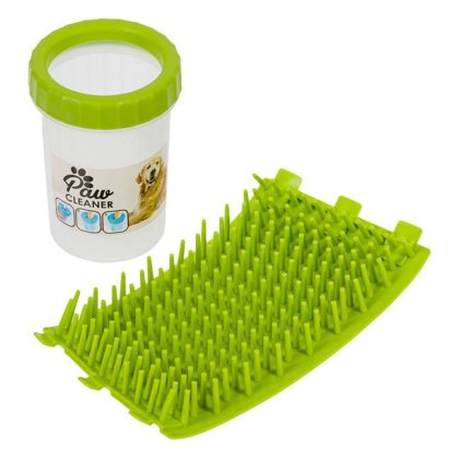 Suport din Plastic pentru Curatarea Labutelor Cainilor Ø10x15cm