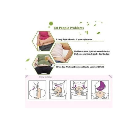 Plasturi abdominali pentru slabit cu extract de cafeina, salicornia, catechina Mymi, 5plasturi/set, viMAG ®
