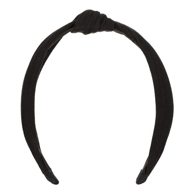 Coronita Par Neagra cu Nod pentru Femei