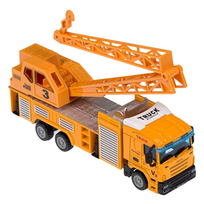 Camion cu Macara de Santier Miniatura 1:64