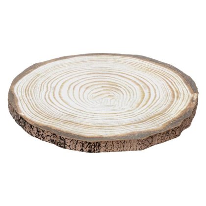 Suport din Lemn Buturuga pentru Lumanari Ø23x2cm