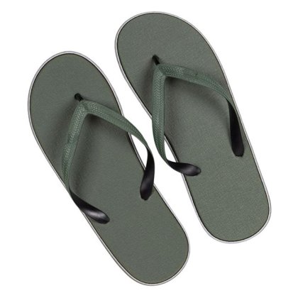 Slapi Kaki Patch Brazil pentru Barbati
