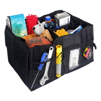 Suport Organizator Auto Negru Pliabil 56x39x26.5cm