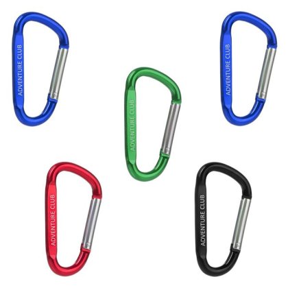 Carlige Metalice Carabinier Colorate 6.5x3.5cm - 5buc