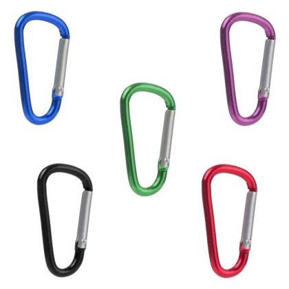 Carlige Metalice Carabinier Colorate 4.7x2.5cm - 5buc