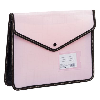 Mapa cu Capsa Roz Nude Neagra 33x7x25cm
