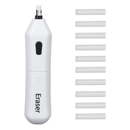 Radiera Electrica cu 10 Rezerve