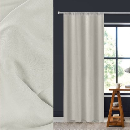 Draperie Decorativa Ecru cu Banda 140x260cm