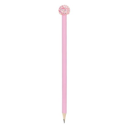 Creion Fancy Roz cu Strass-uri