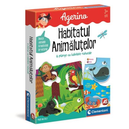 Joc Educativ Habitatul Animalutelor Agerino - AS