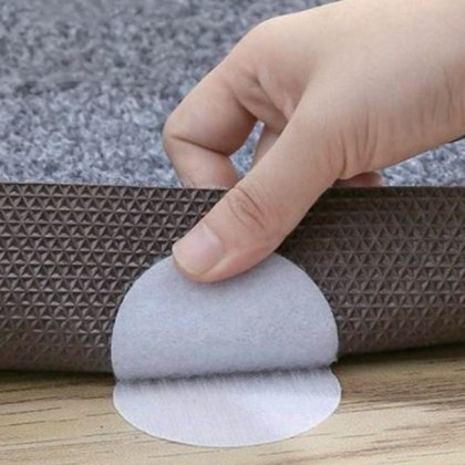 Autocolante Fixatoare Rotunde Albe 4.5cm - 8buc