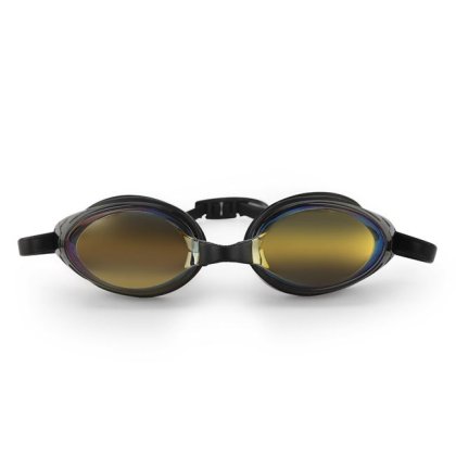 Ochelari Inot de Silicon pentru Copii Negri Bleu Lentile Anti Fog
