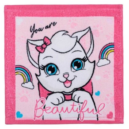Prosopel din Bumbac Roz Marie pentru Copii 30x30cm