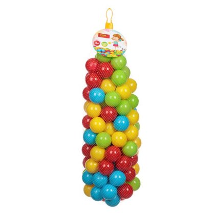 Bile Colorate din Plastic pentru Spatiu de Joaca 7cm - 100buc